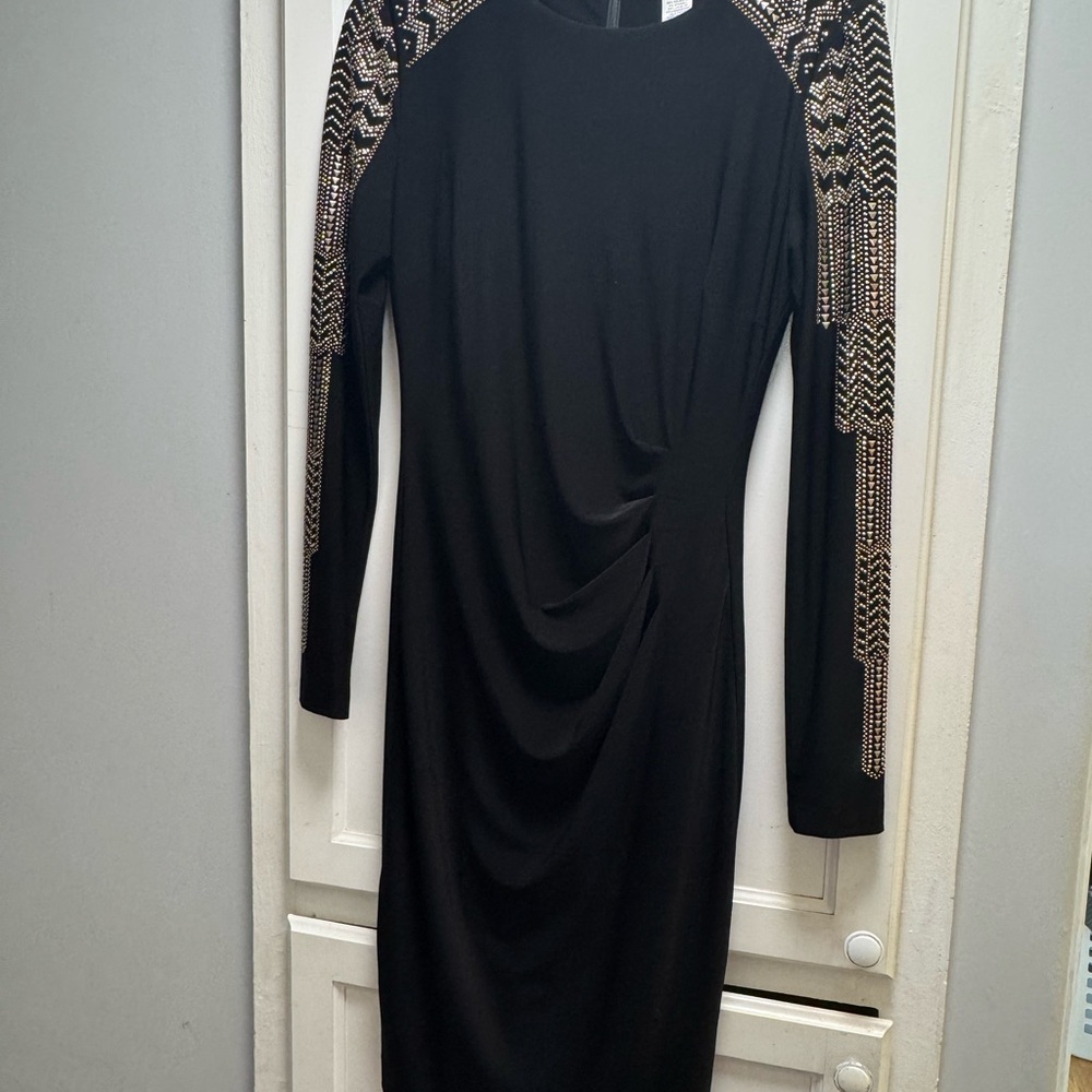 Cache Long Sleeved Dress